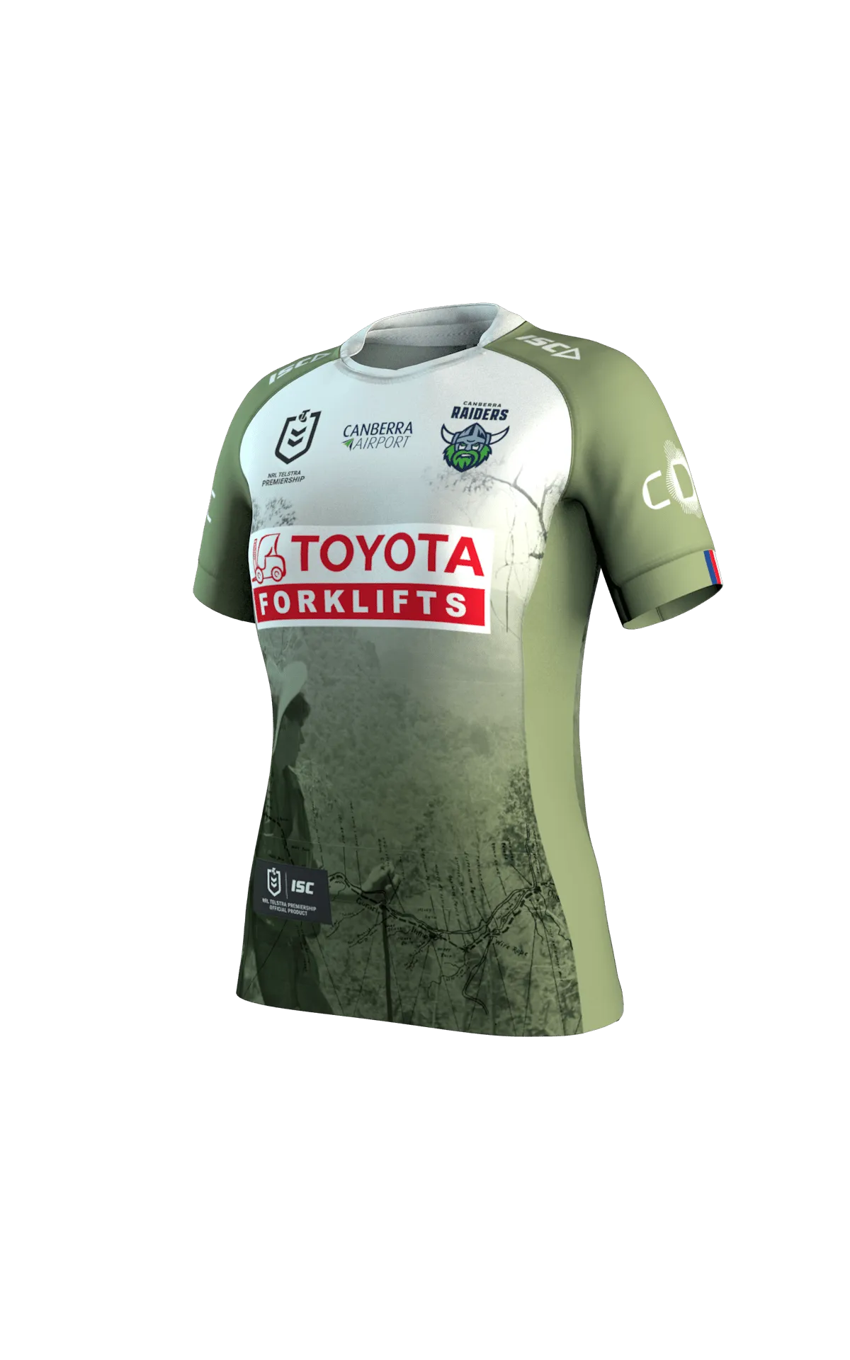 Canberra Raiders 2025 ANZAC Round Jersey Ladies