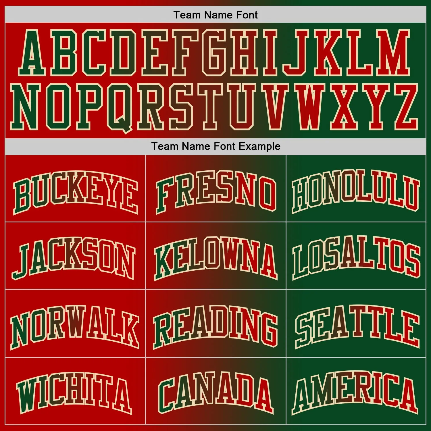 Custom Green Red-Cream Authentic Gradient Fashion Basketball Jersey