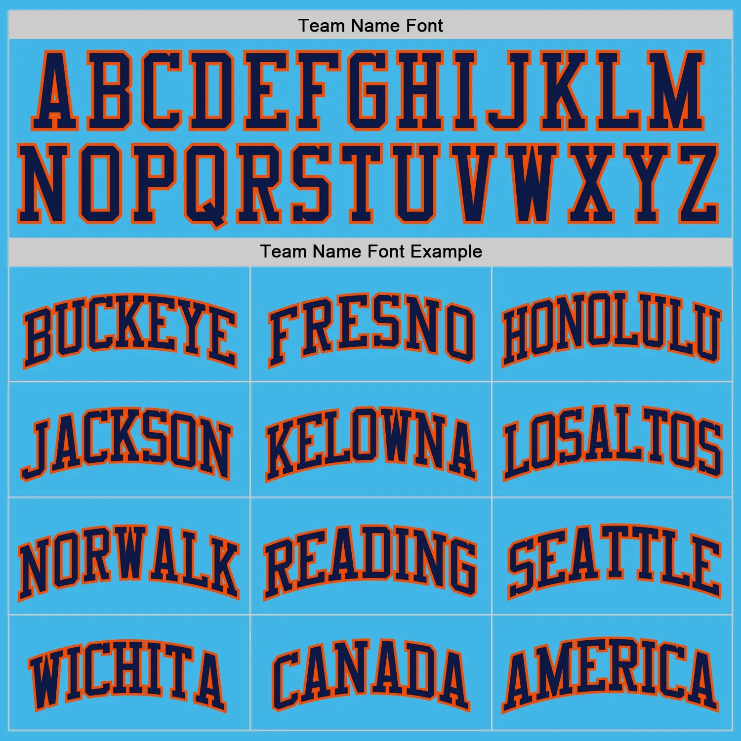 Custom Sky Blue Navy-Orange Authentic Basketball Jersey