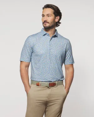 Johnnie O Mens Duck Hook Printed Jersey Performance Polo