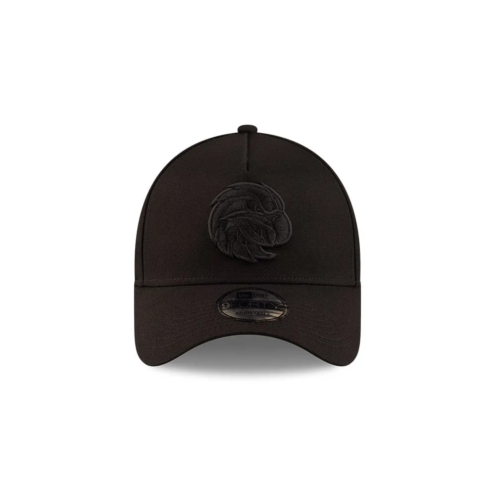 Manly Warringah Sea Eagles NRL Essentials Black on Black 9FORTY A-Frame Snapback
