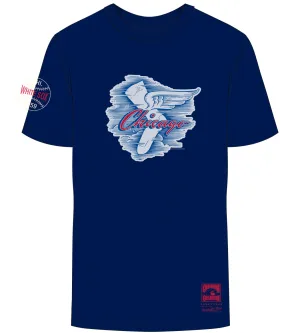 Men's Chicago White Sox Mitchell And Ness Cooperstown Collection Navy 1959 Go Go Hometown Champs Tee