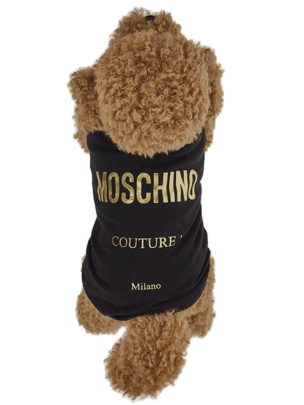 Moschino Logo Printed Jersey Dog T-Shirt