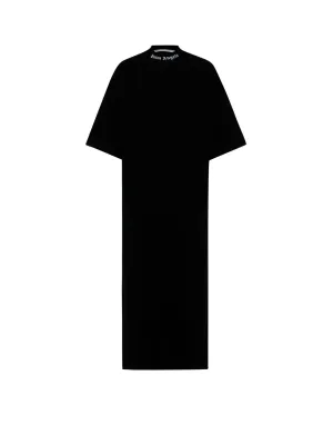 Palm Angels Logo Printed Jersey Knit T-Shirt Dress