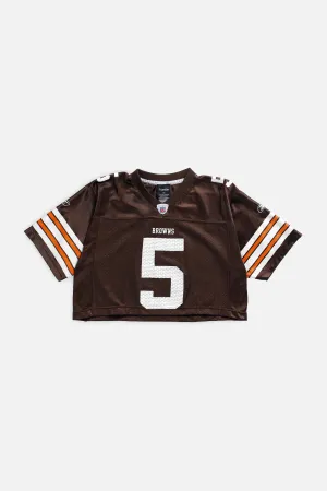 Rework Browns NFL Crop Jersey - S